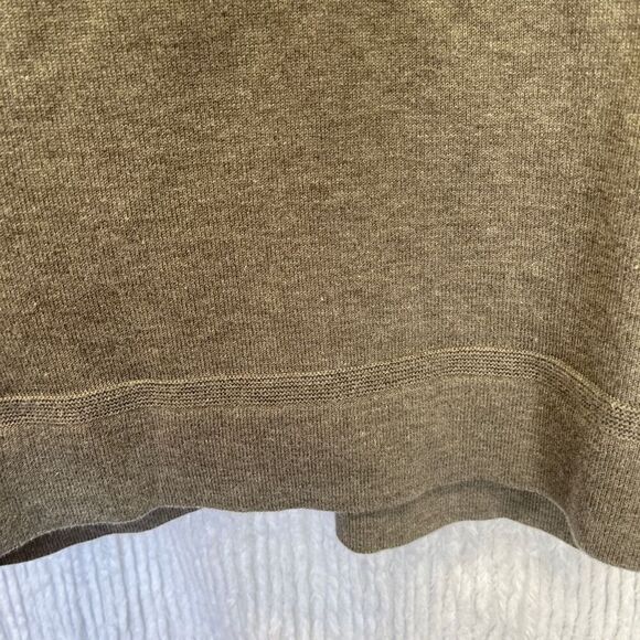 Nano Universe Gray Relaxed Crew Neck Long Sleeve Pullover T-Shirt Size XL - Picture 4 of 5
